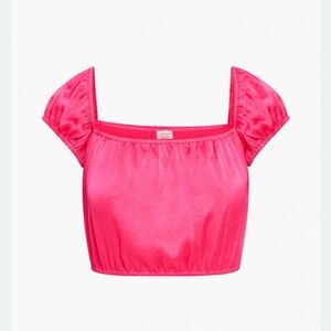 Wilfred NWT ETHERIAL Bright Rose Pink Women's Top ~Small